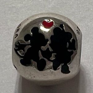 Retired Pandora Mickey & Minnie Forever Charm